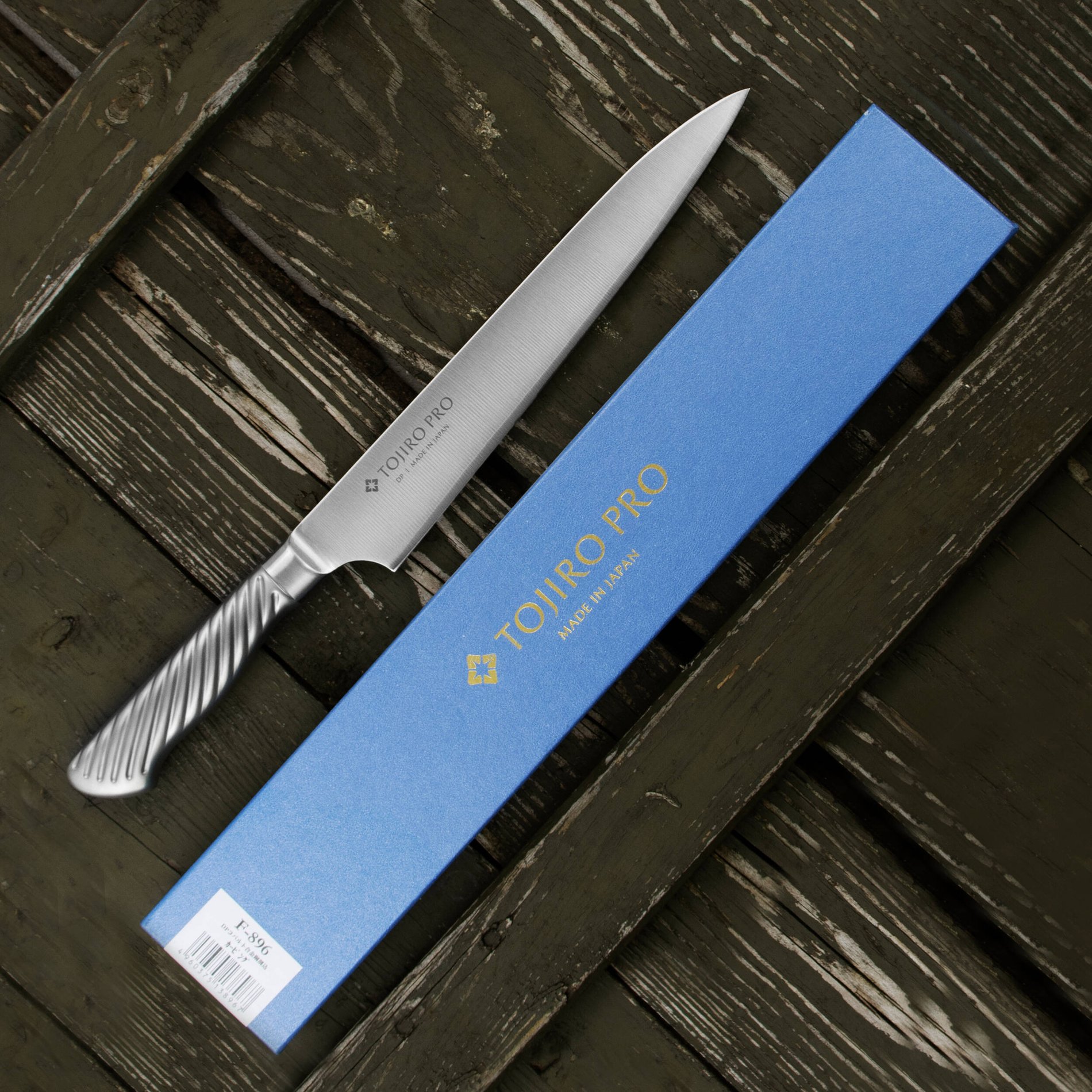 TOJIRO Pro VG-10 21 cm - sekací nůž z nerezové oceli