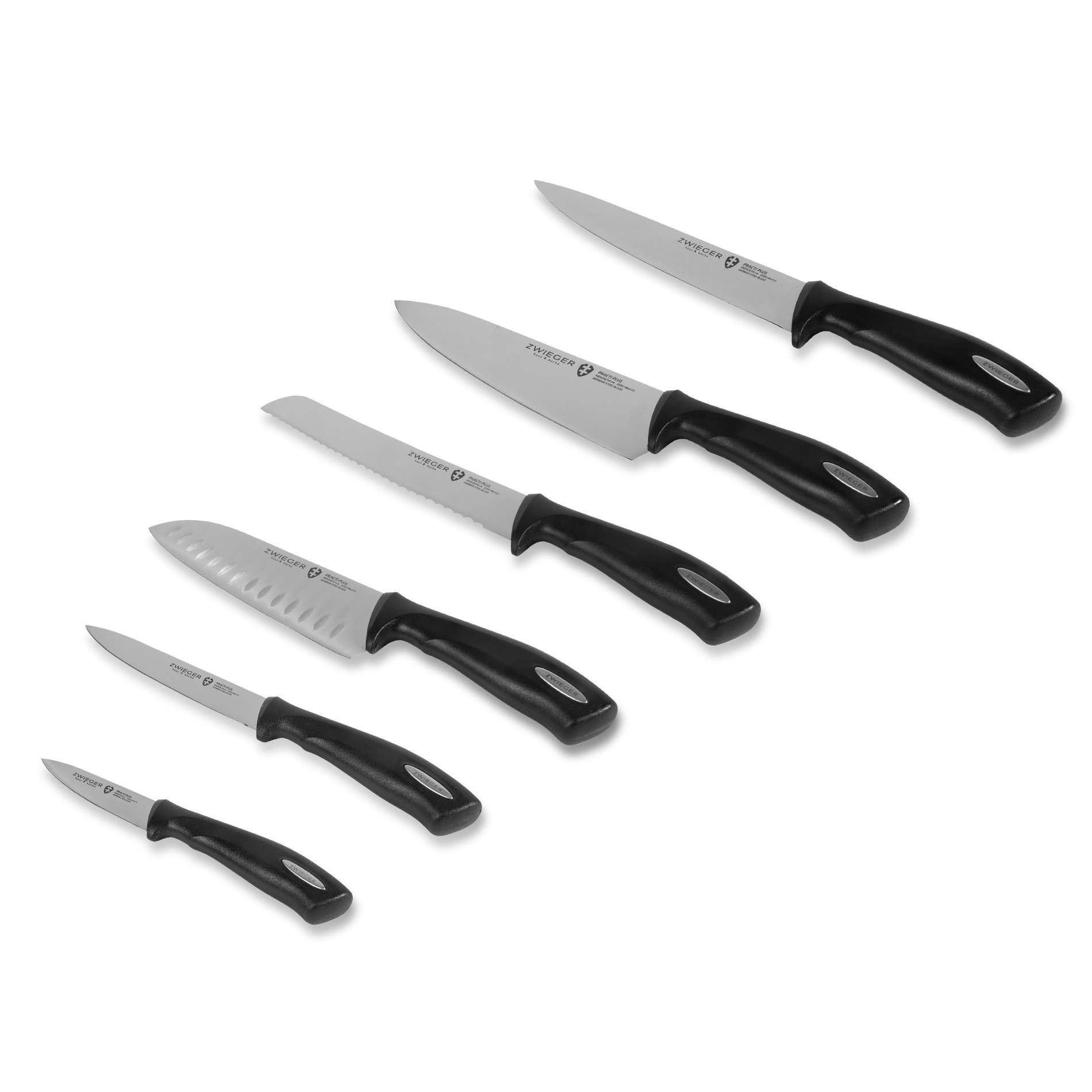 ZWIEGER Practi Plus 6 ks - sada kuchyňských nožů z nerezové oceli